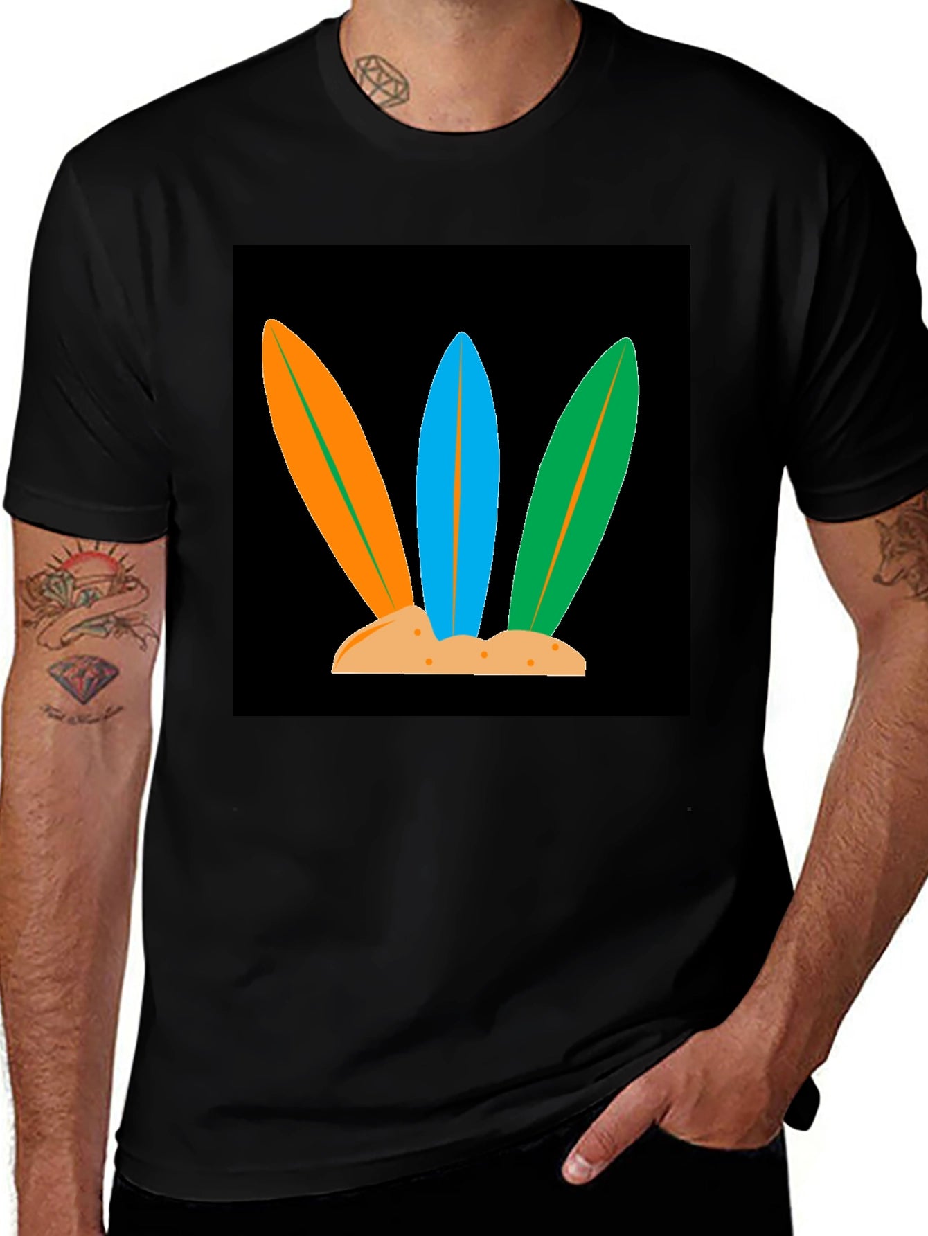 Surfboard Trio Graphic Tee