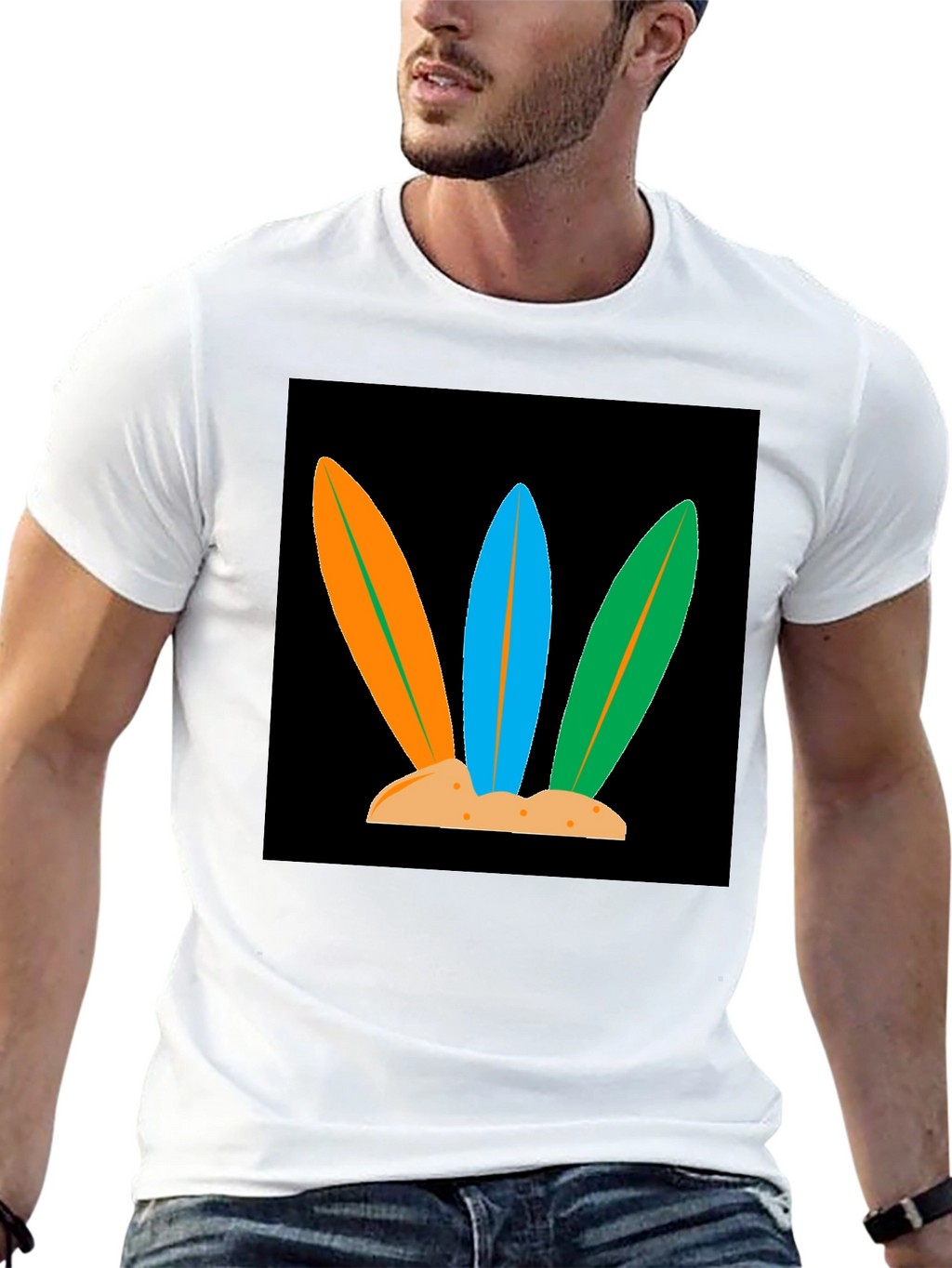 Surfboard Trio Graphic Tee