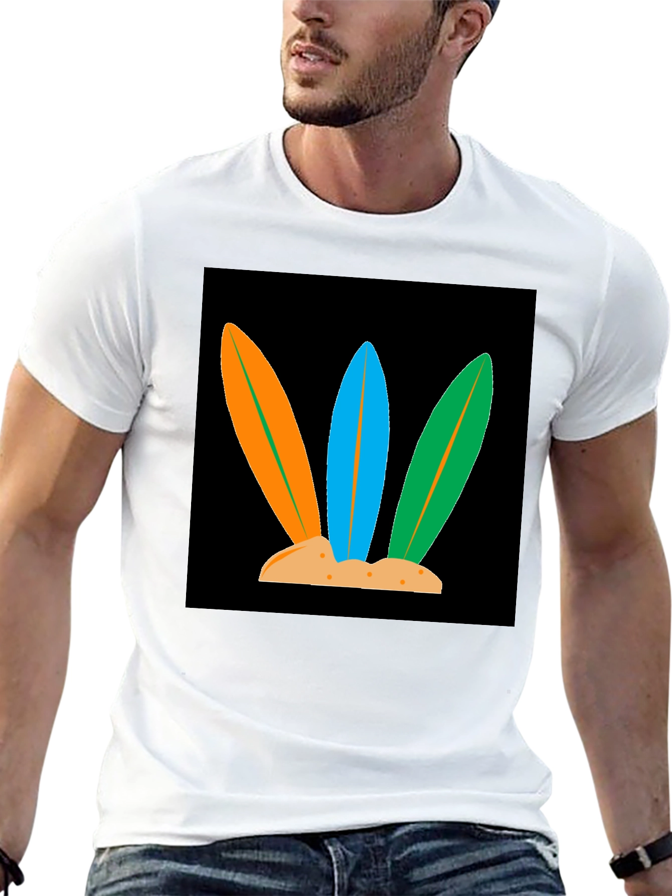 Surfboard Trio Graphic Tee