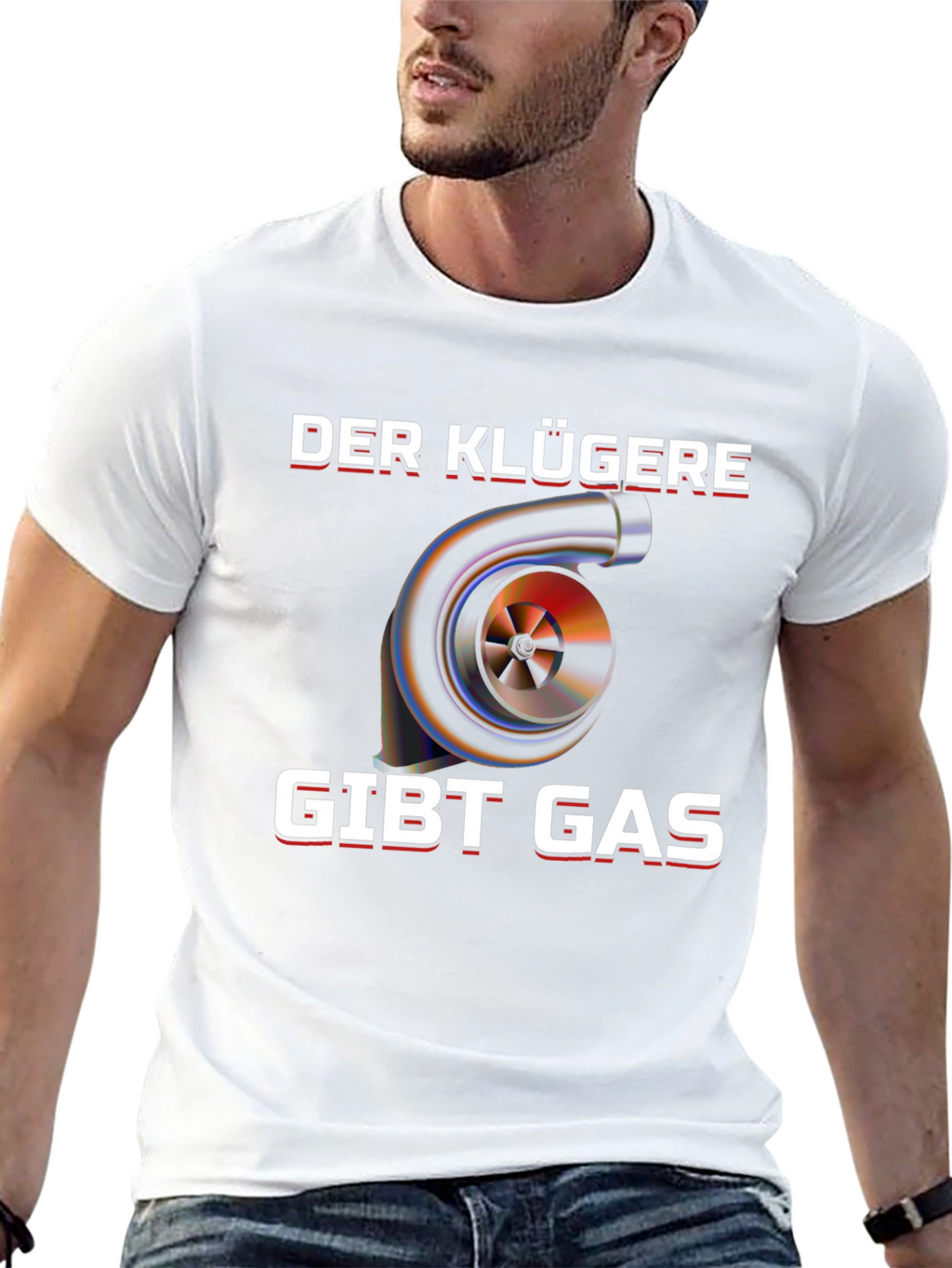 Der Klügere Gibt Gas Turbo T-Shirt