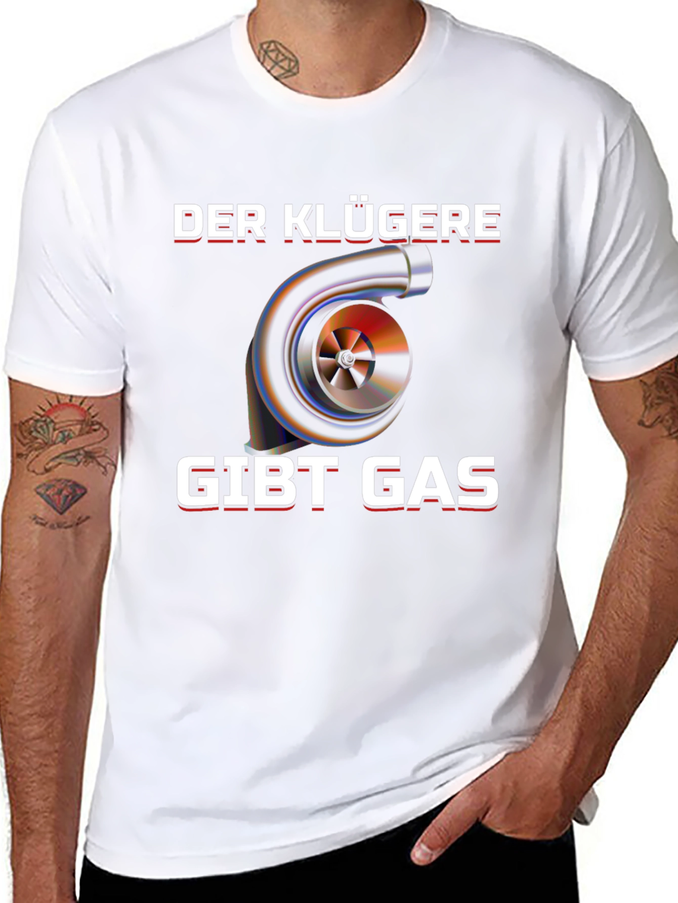 Der Klügere Gibt Gas Turbo T-Shirt