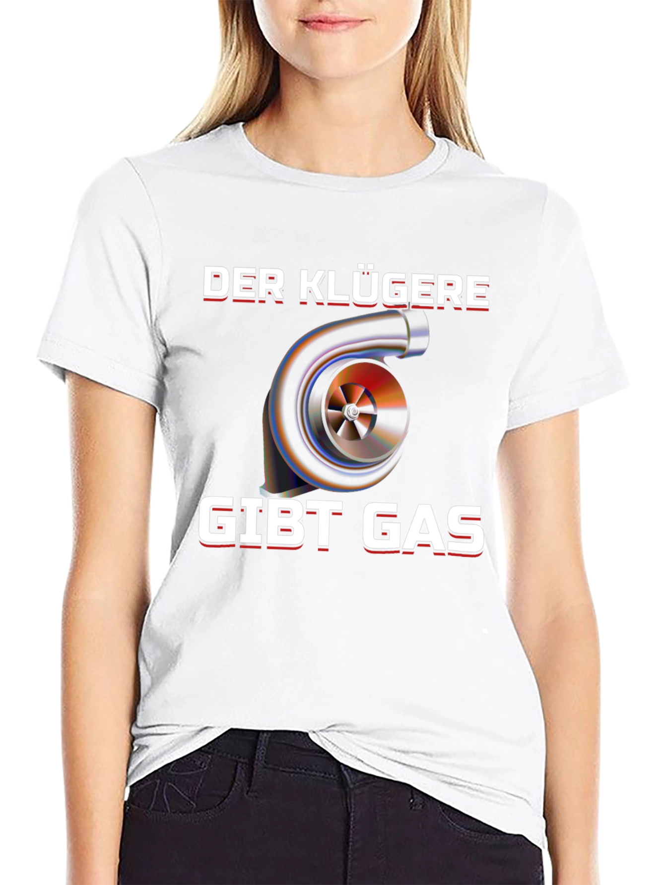 Der Klügere Gibt Gas Turbo T-Shirt