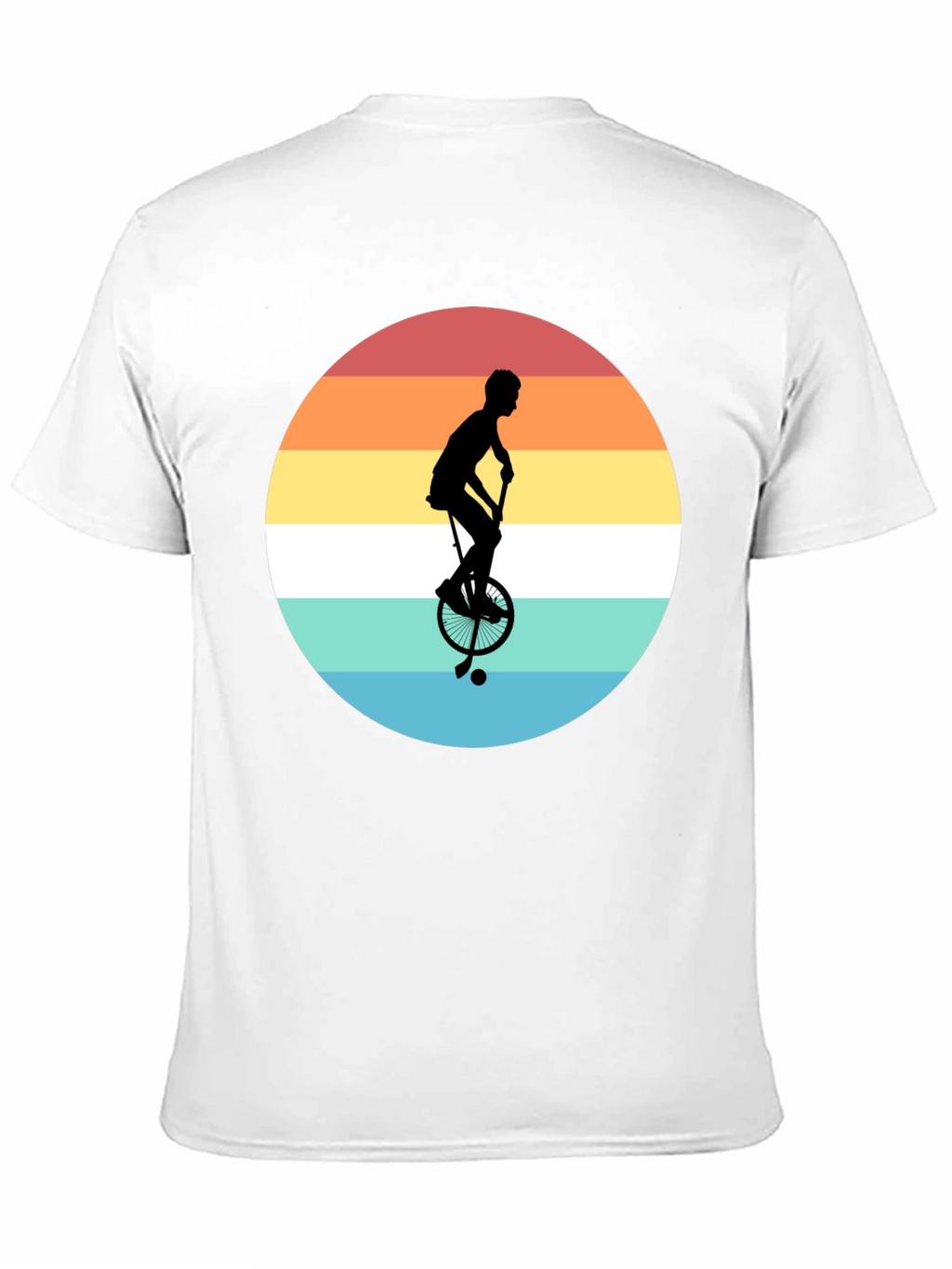 Retro Unicycle Sunset T-Shirt