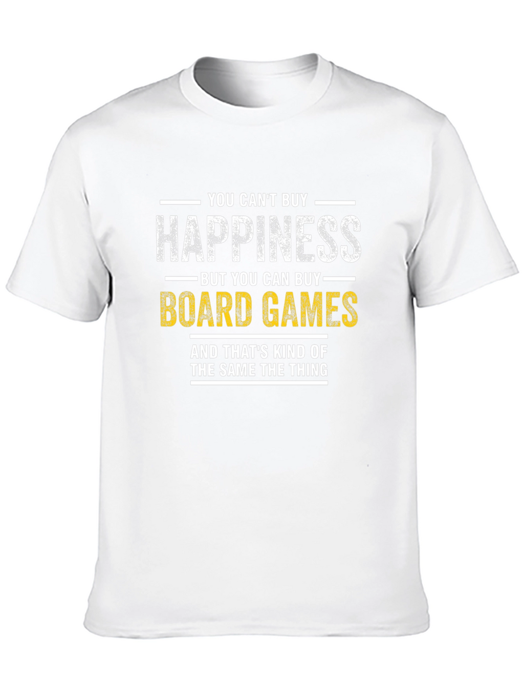 Board Games Happiness T-Shirt - Funny Hobby Tee