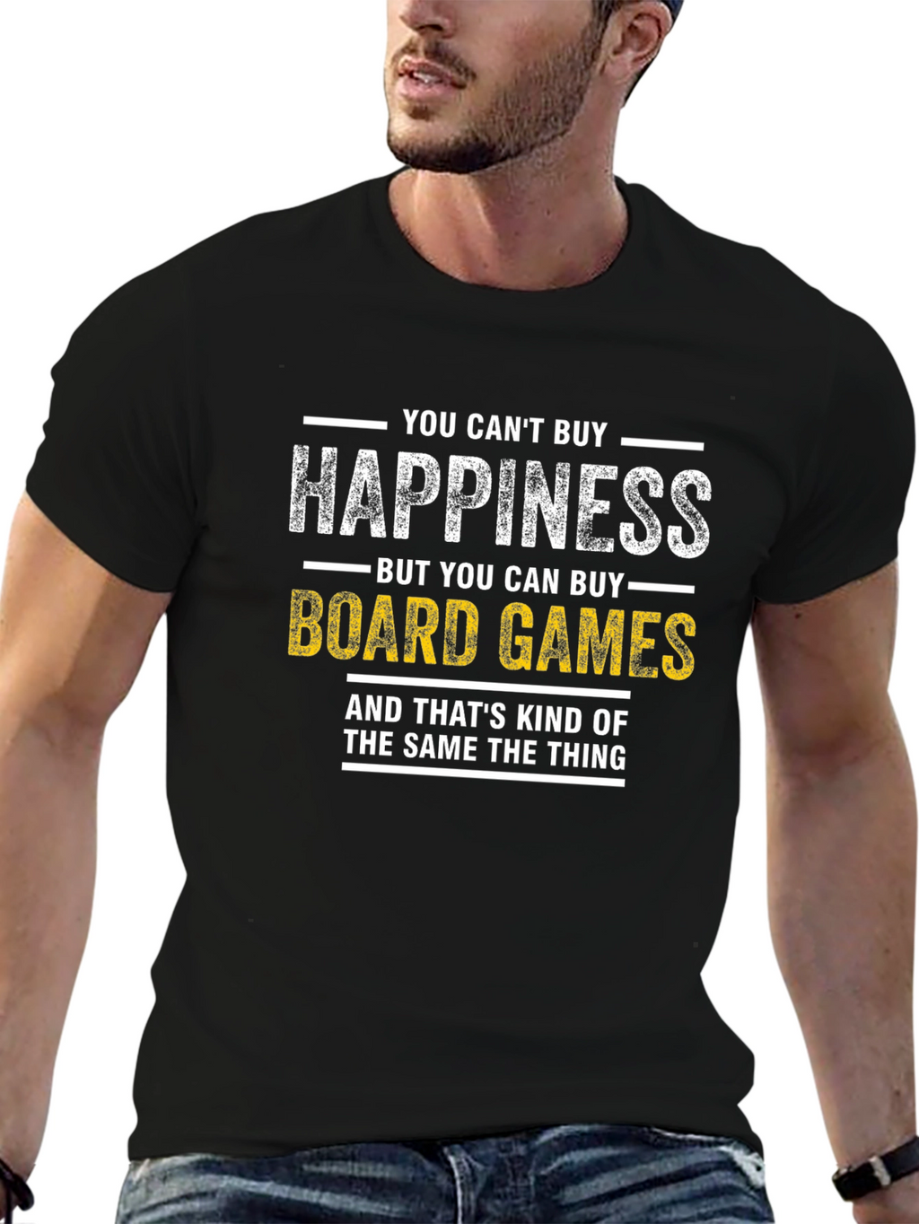 Board Games Happiness T-Shirt - Funny Hobby Tee