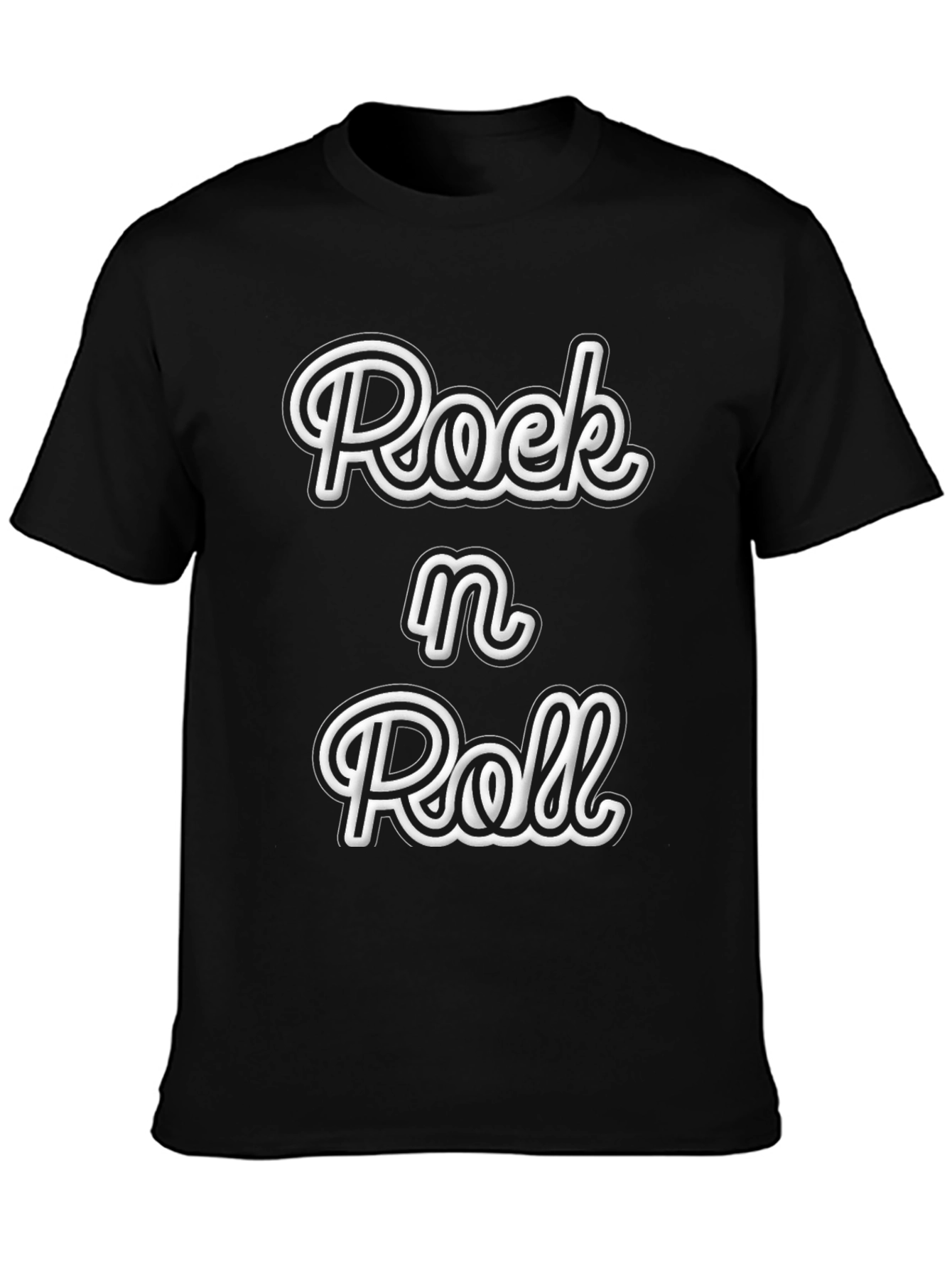 Rock n Roll T-Shirt - Black Graphic Tee
