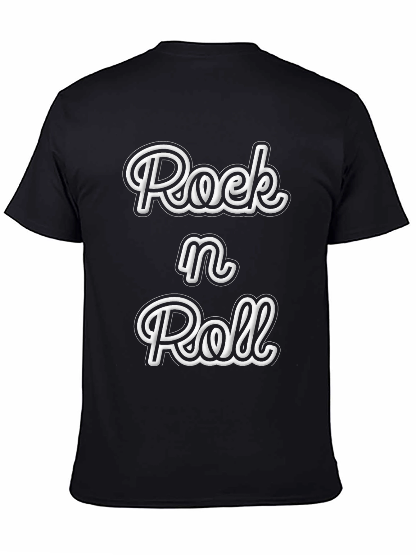 Rock n Roll T-Shirt - Black Graphic Tee
