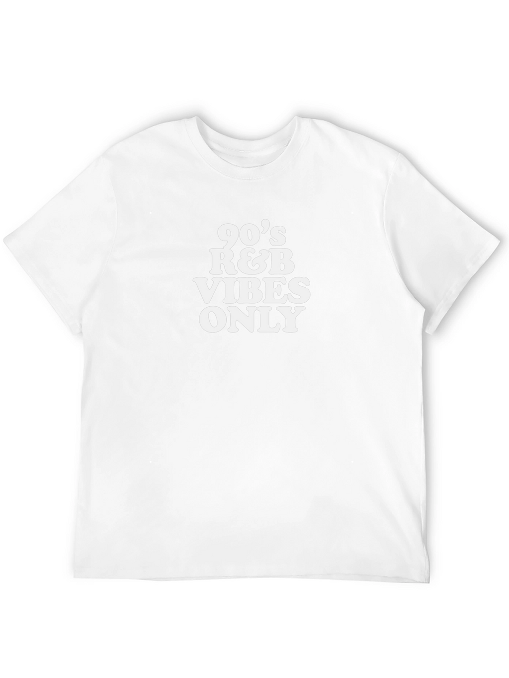 90s R&B Vibes Only Black T-Shirt
