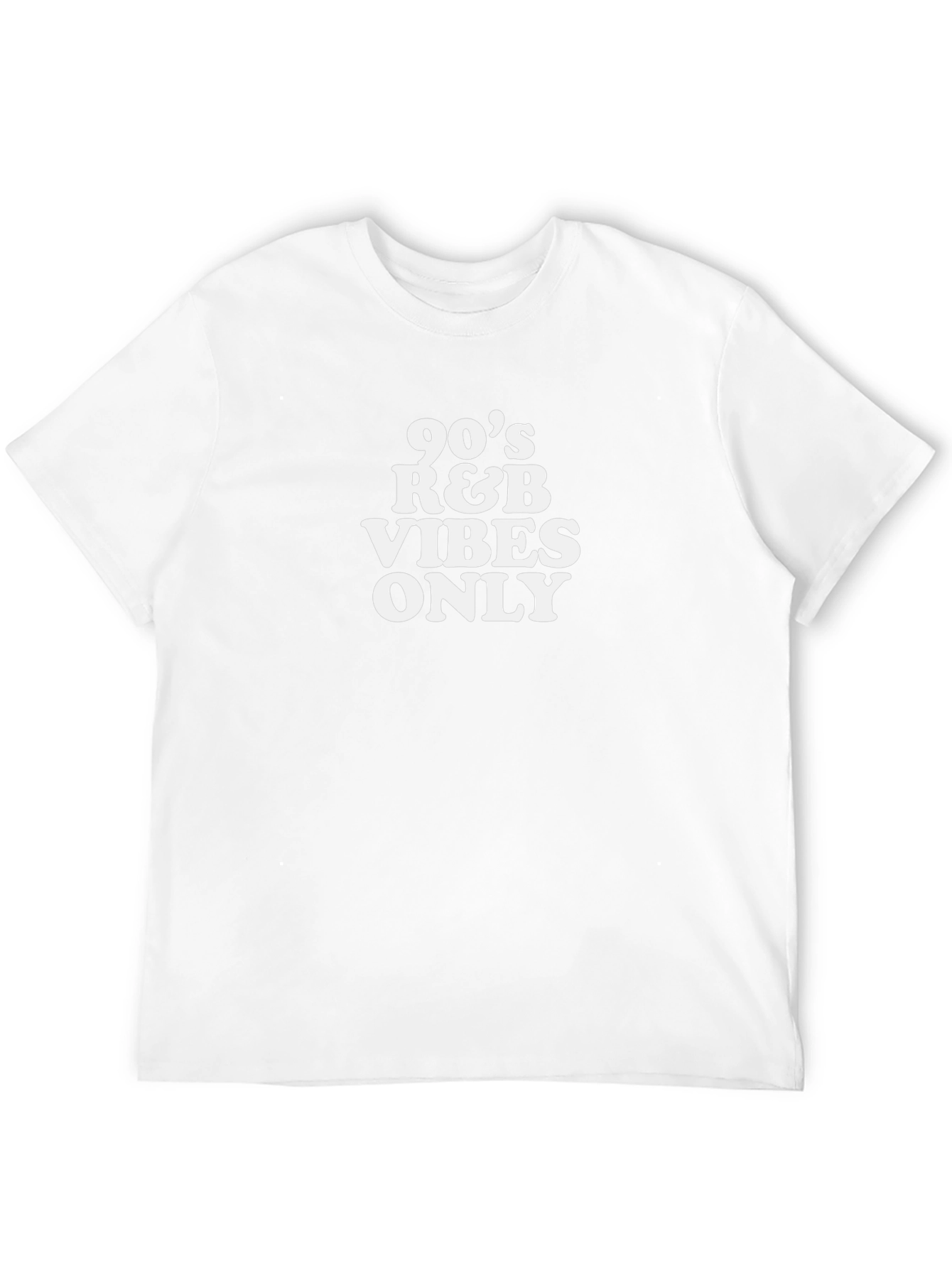 90s R&B Vibes Only Black T-Shirt