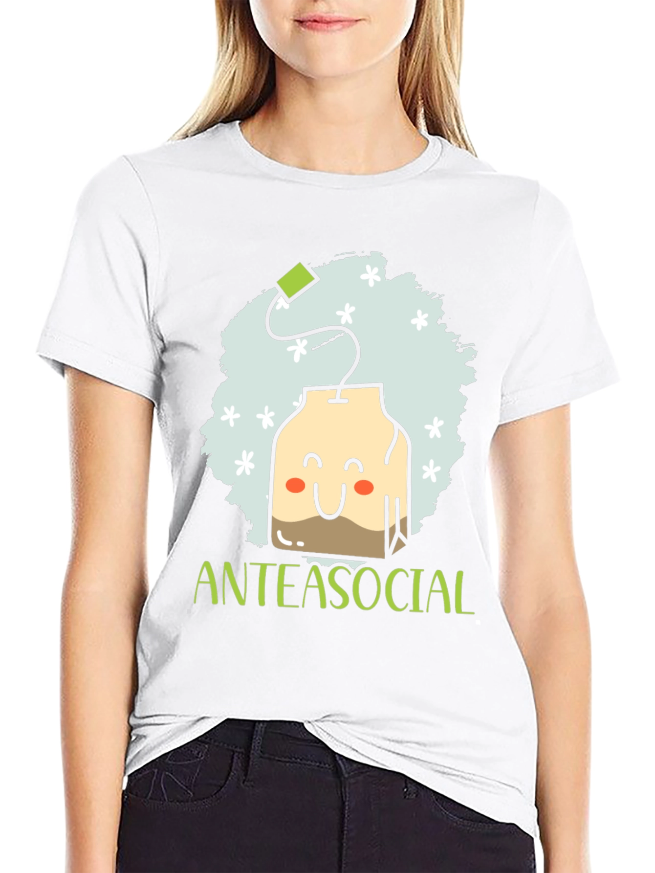 Anteasocial Funny Tea Lover Graphic T-Shirt