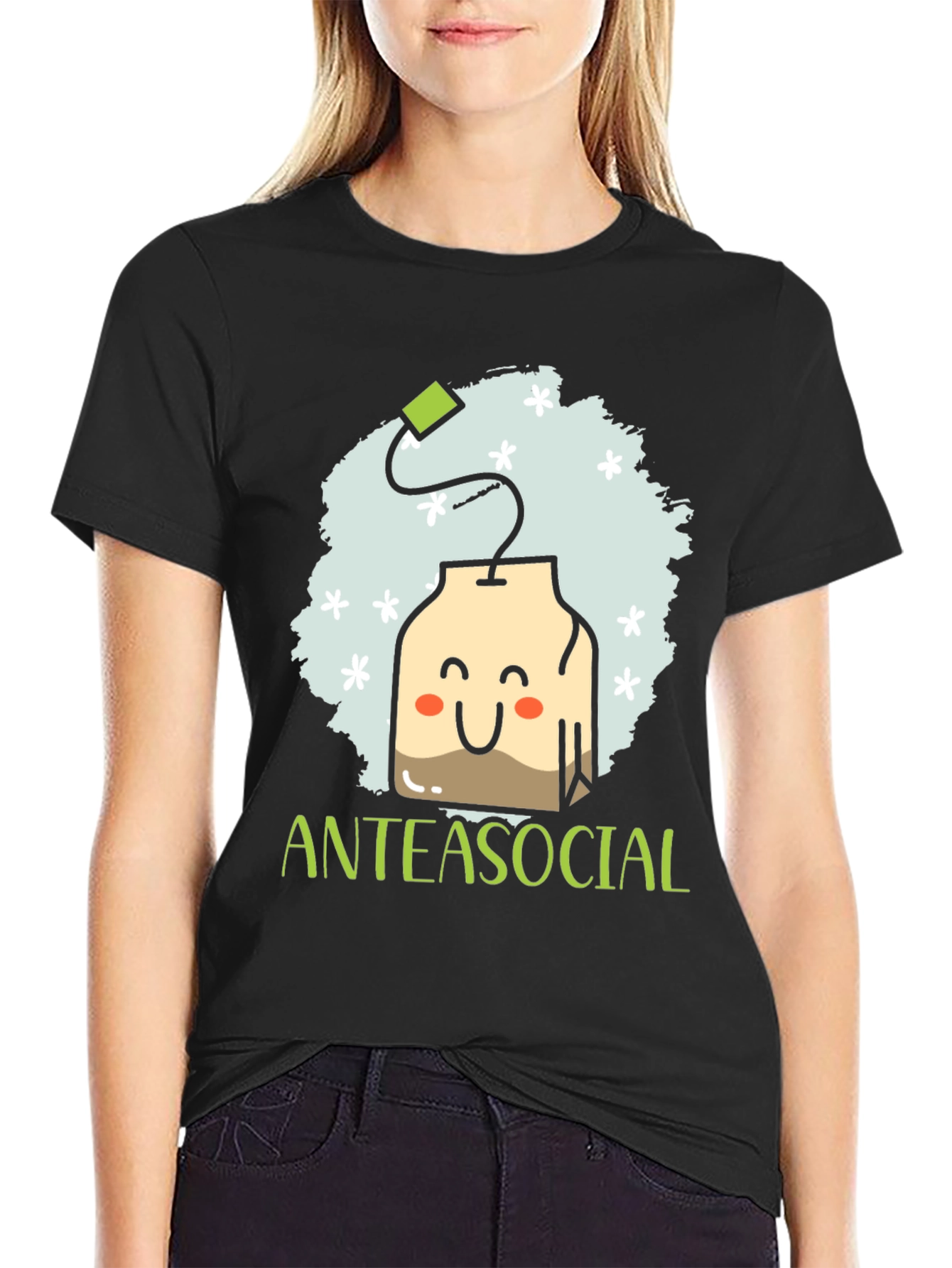 Anteasocial Funny Tea Lover Graphic T-Shirt