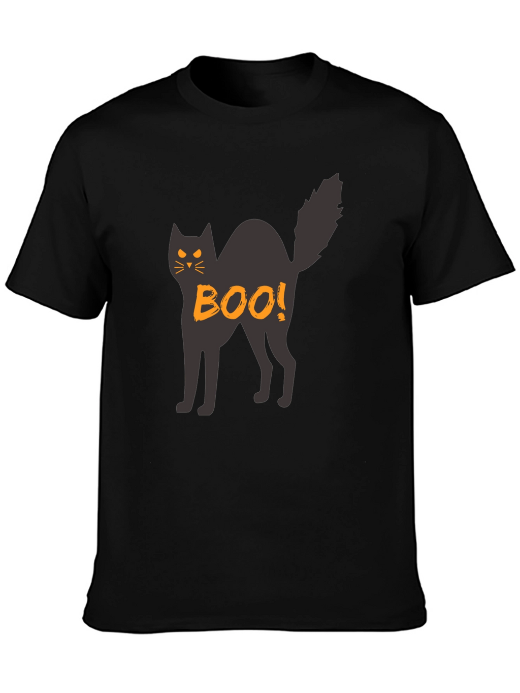 Halloween Black Cat Boo! T-Shirt