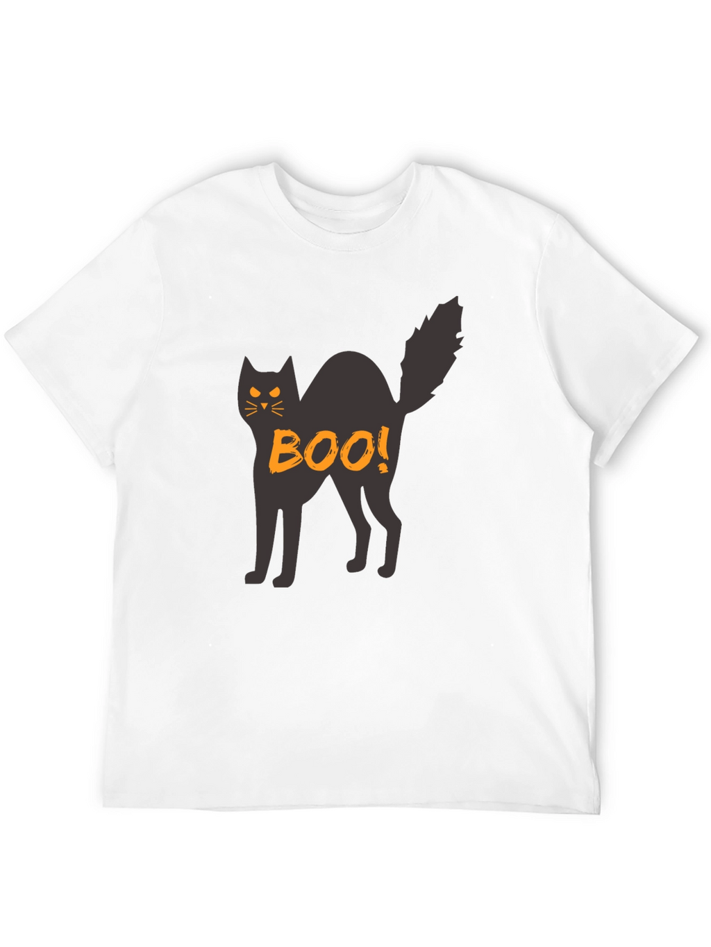 Halloween Black Cat Boo! T-Shirt