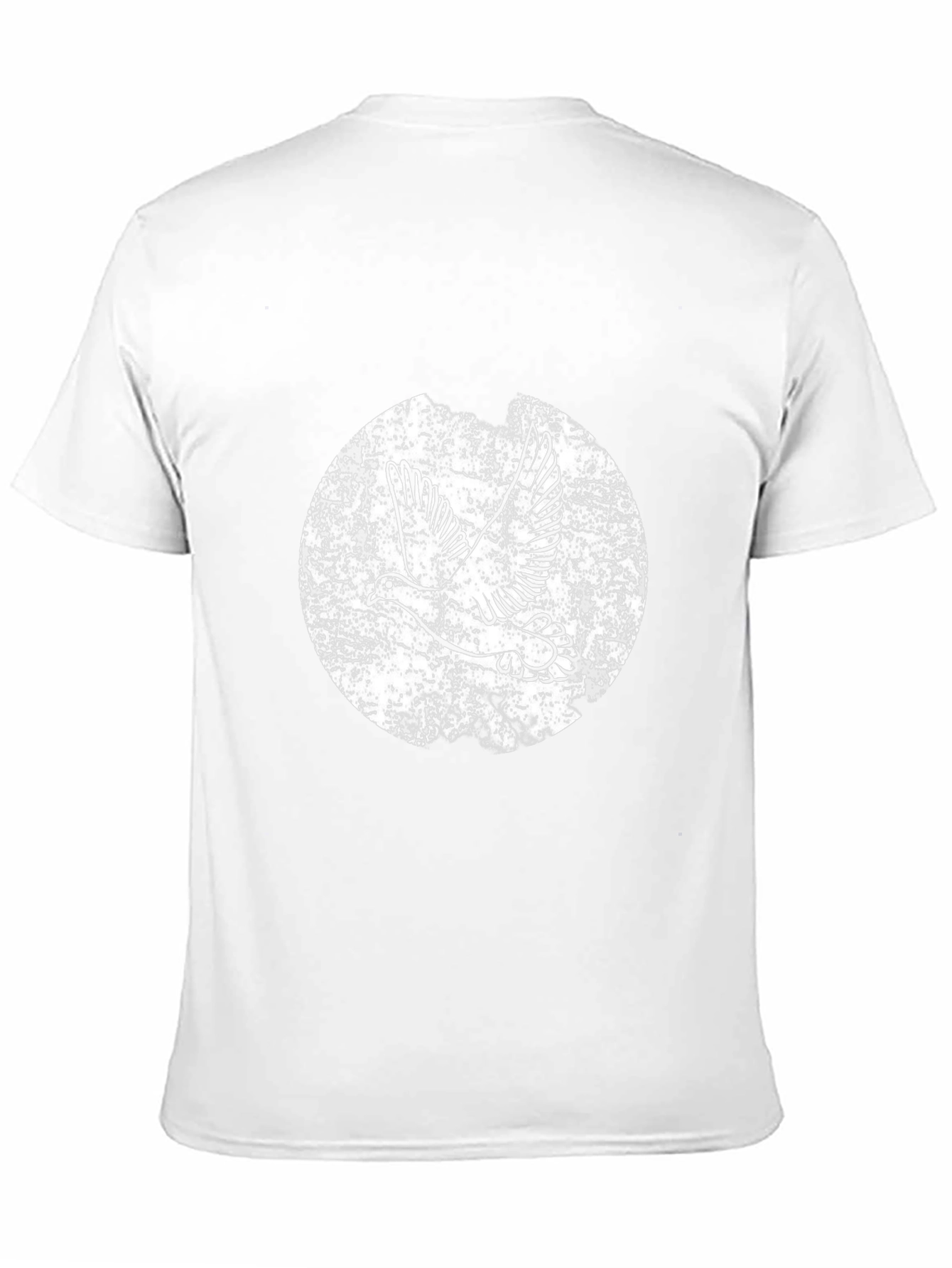 Retro Dove Graphic Black T-Shirt