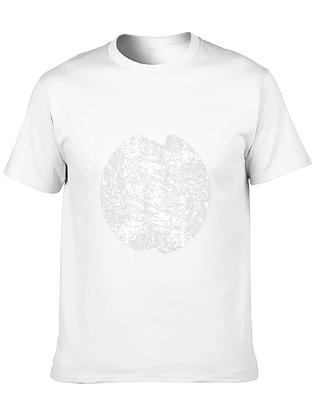 Retro Dove Graphic Black T-Shirt