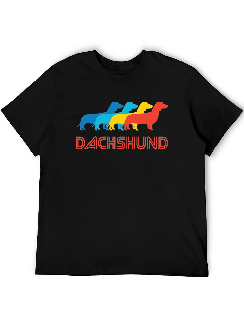 Retro Dachshund T-Shirt - Cute Dog Graphic Tee
