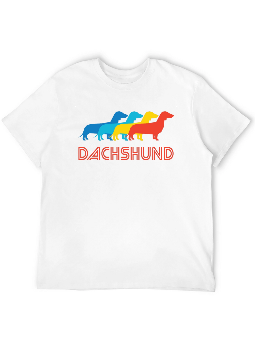 Retro Dachshund T-Shirt - Cute Dog Graphic Tee