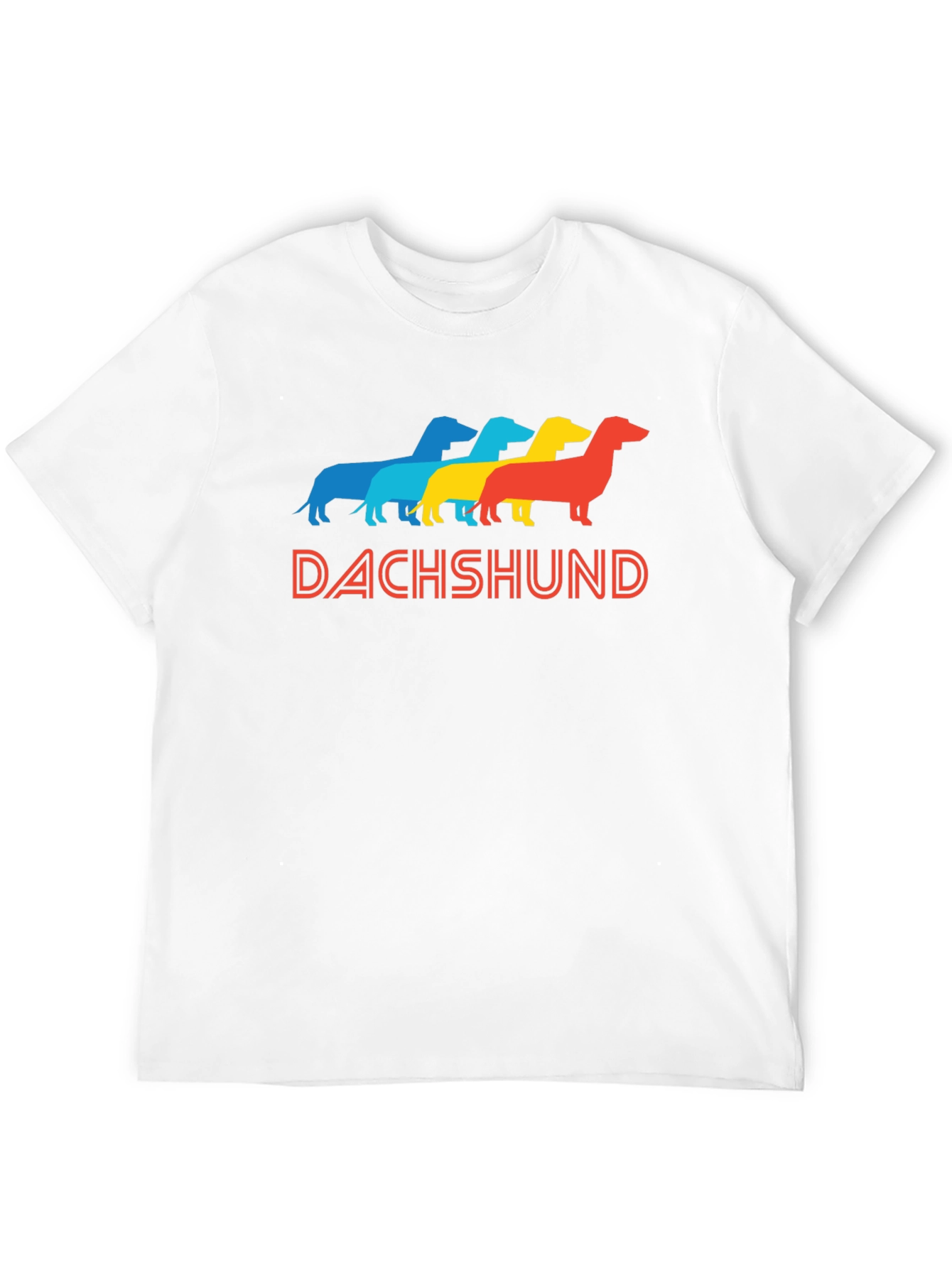 Retro Dachshund T-Shirt - Cute Dog Graphic Tee