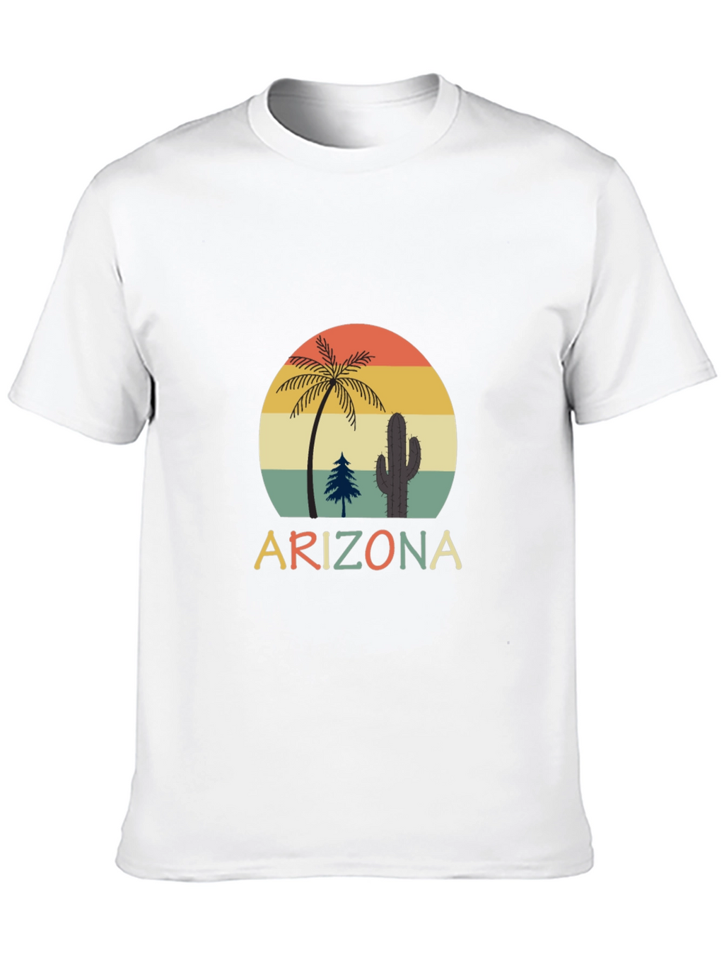 Retro Arizona T-Shirt - Desert Sunset Graphic Tee