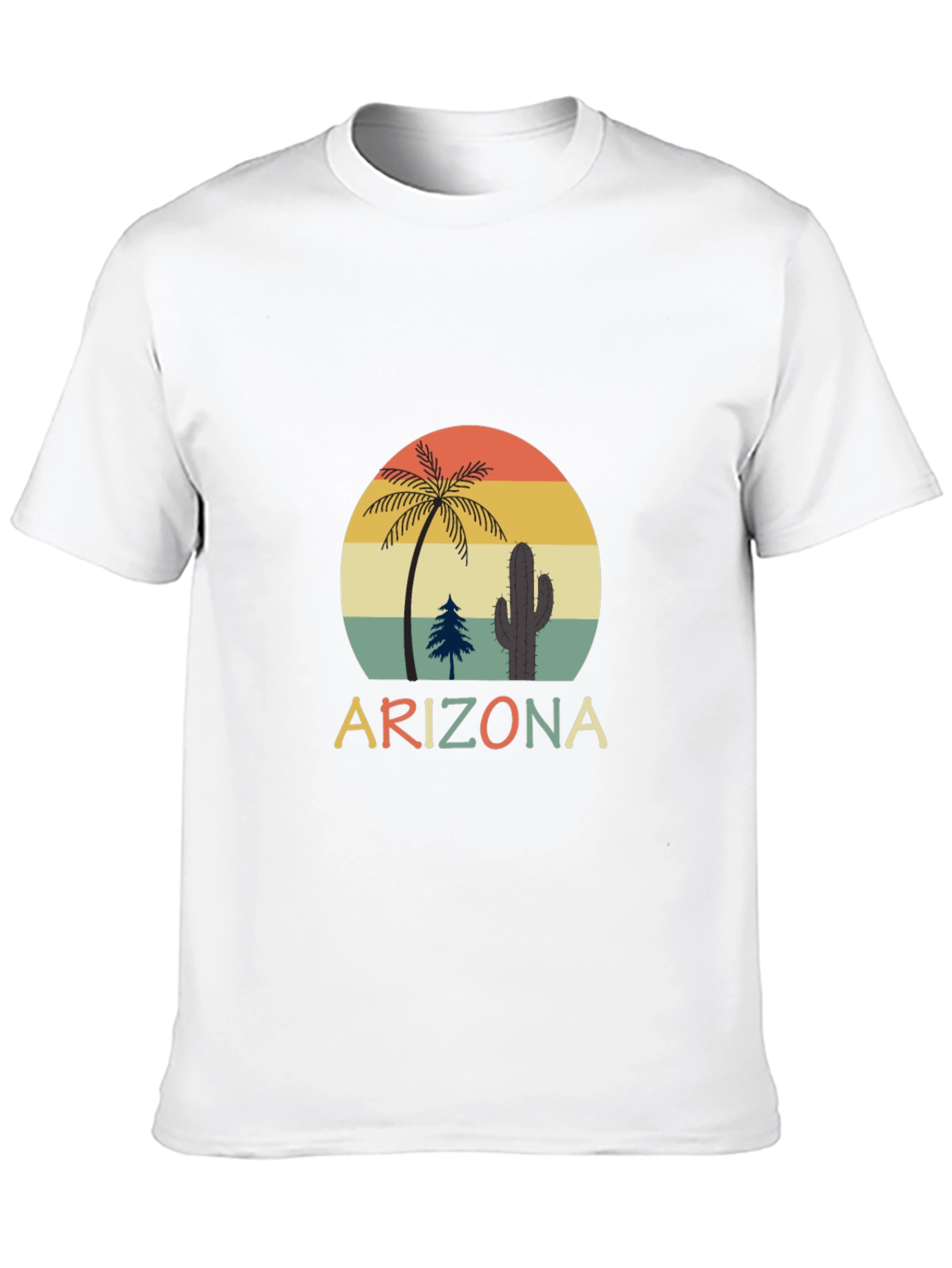 Retro Arizona T-Shirt - Desert Sunset Graphic Tee