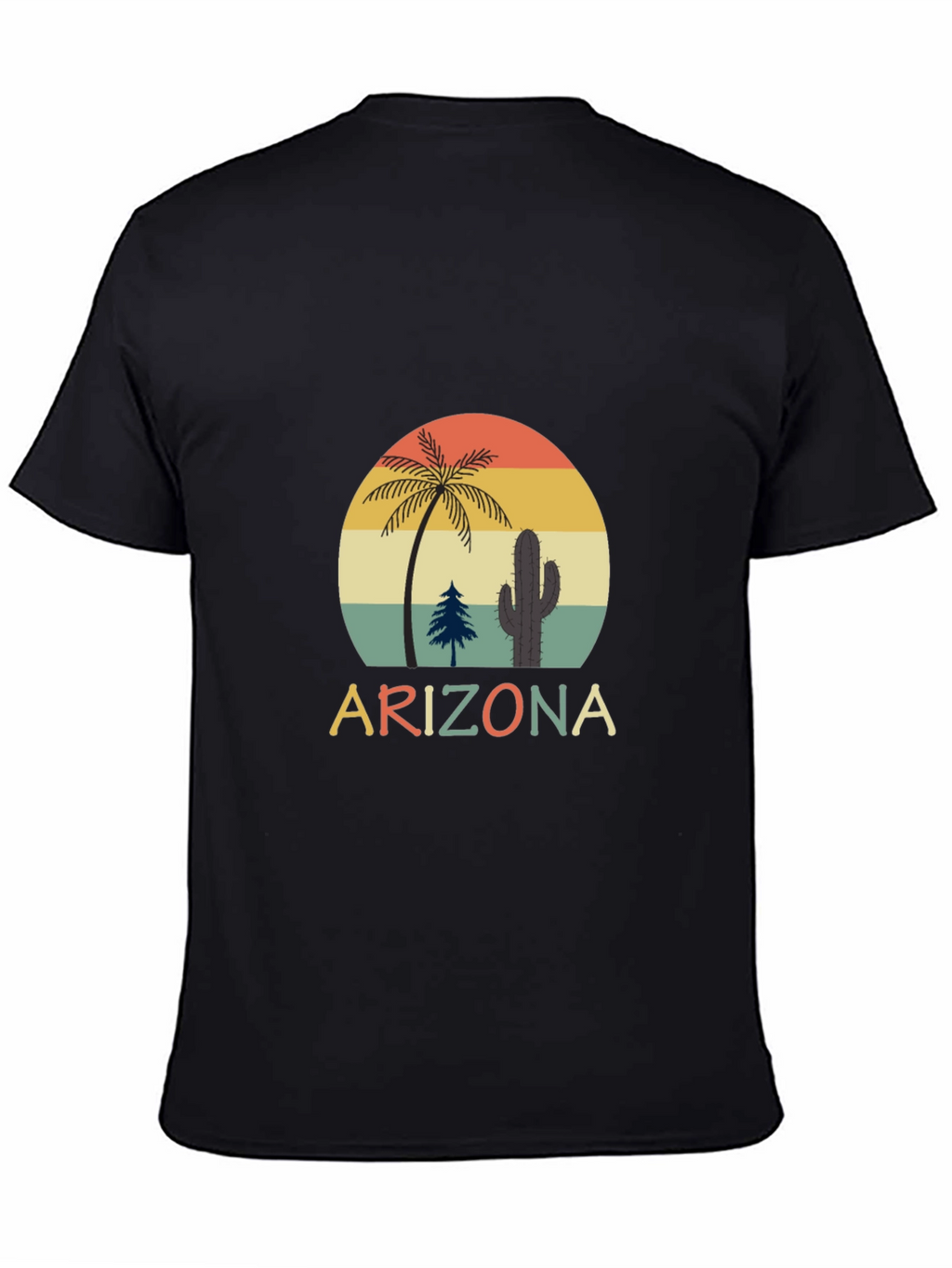 Retro Arizona T-Shirt - Desert Sunset Graphic Tee