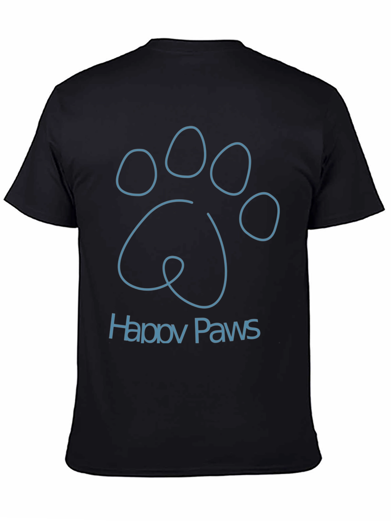Happy Paws Graphic Tee - Soft Cotton Blend