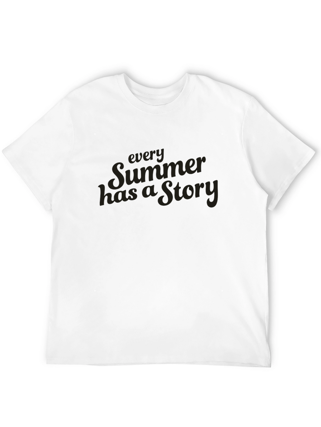 Every Summer Has A Story Black T-Shirt