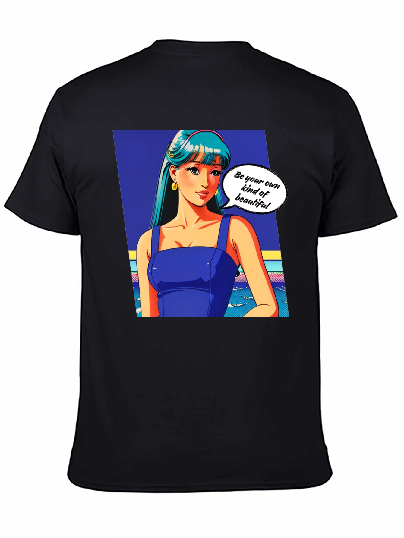 Anime Girl Graphic T-Shirt - Be Your Own Kind of Beautiful