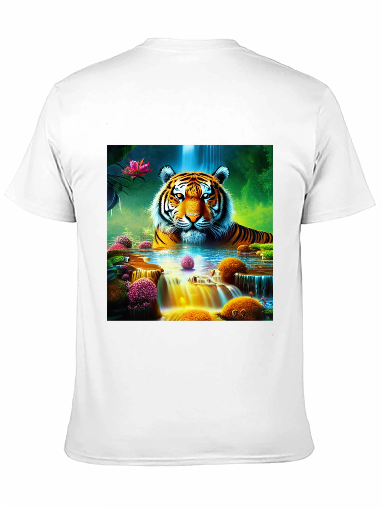 Tiger Waterfall Graphic Tee