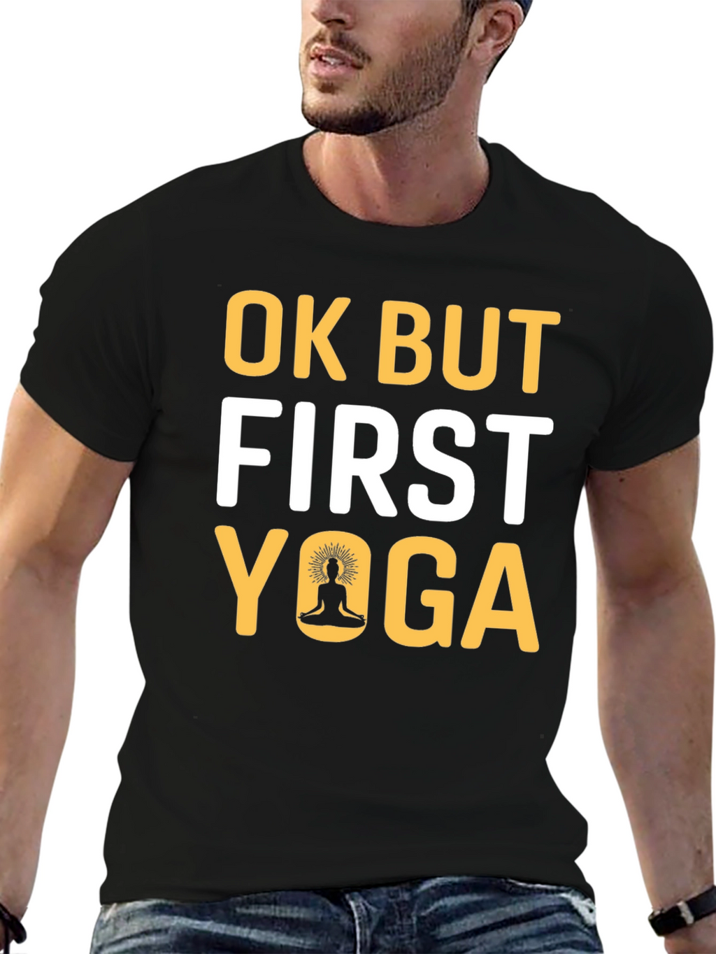 Yoga Lovers Tee: OK But First Yoga T-Shirt