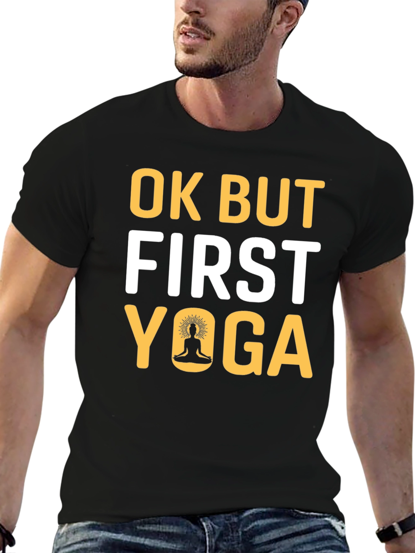 Yoga Lovers Tee: OK But First Yoga T-Shirt