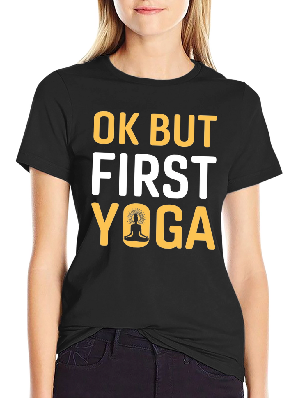 Yoga Lovers Tee: OK But First Yoga T-Shirt