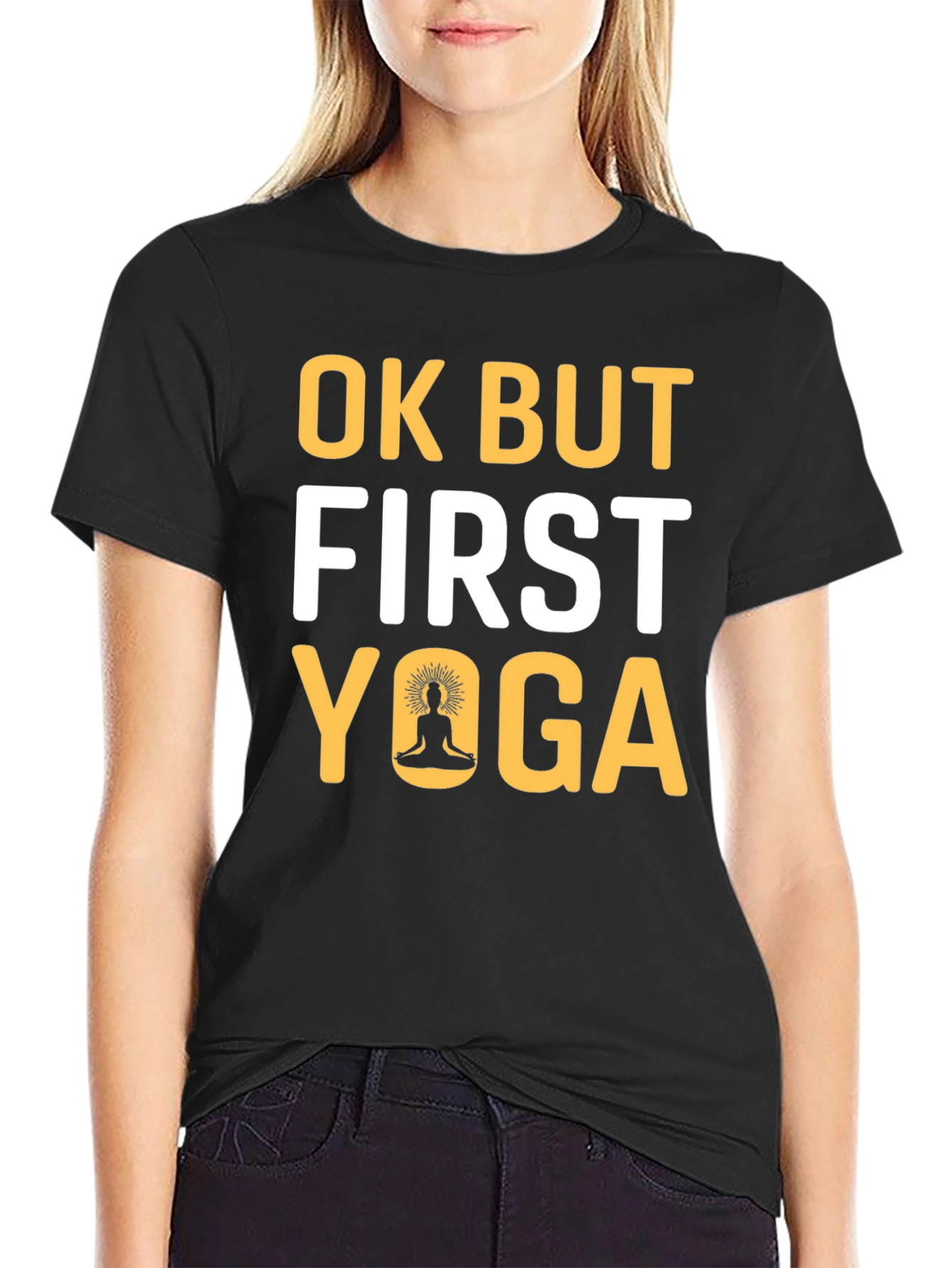 Yoga Lovers Tee: OK But First Yoga T-Shirt