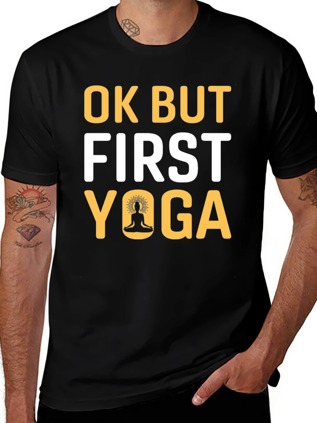 Yoga Lovers Tee: OK But First Yoga T-Shirt