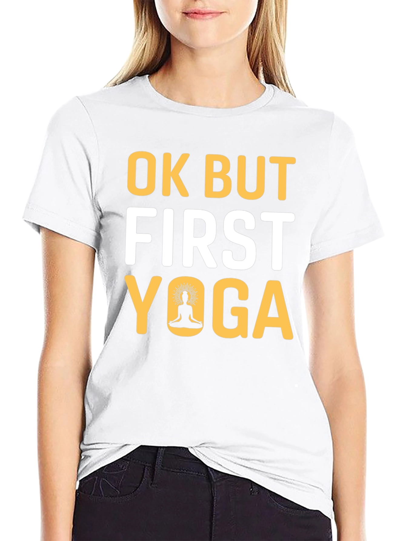 Yoga Lovers Tee: OK But First Yoga T-Shirt