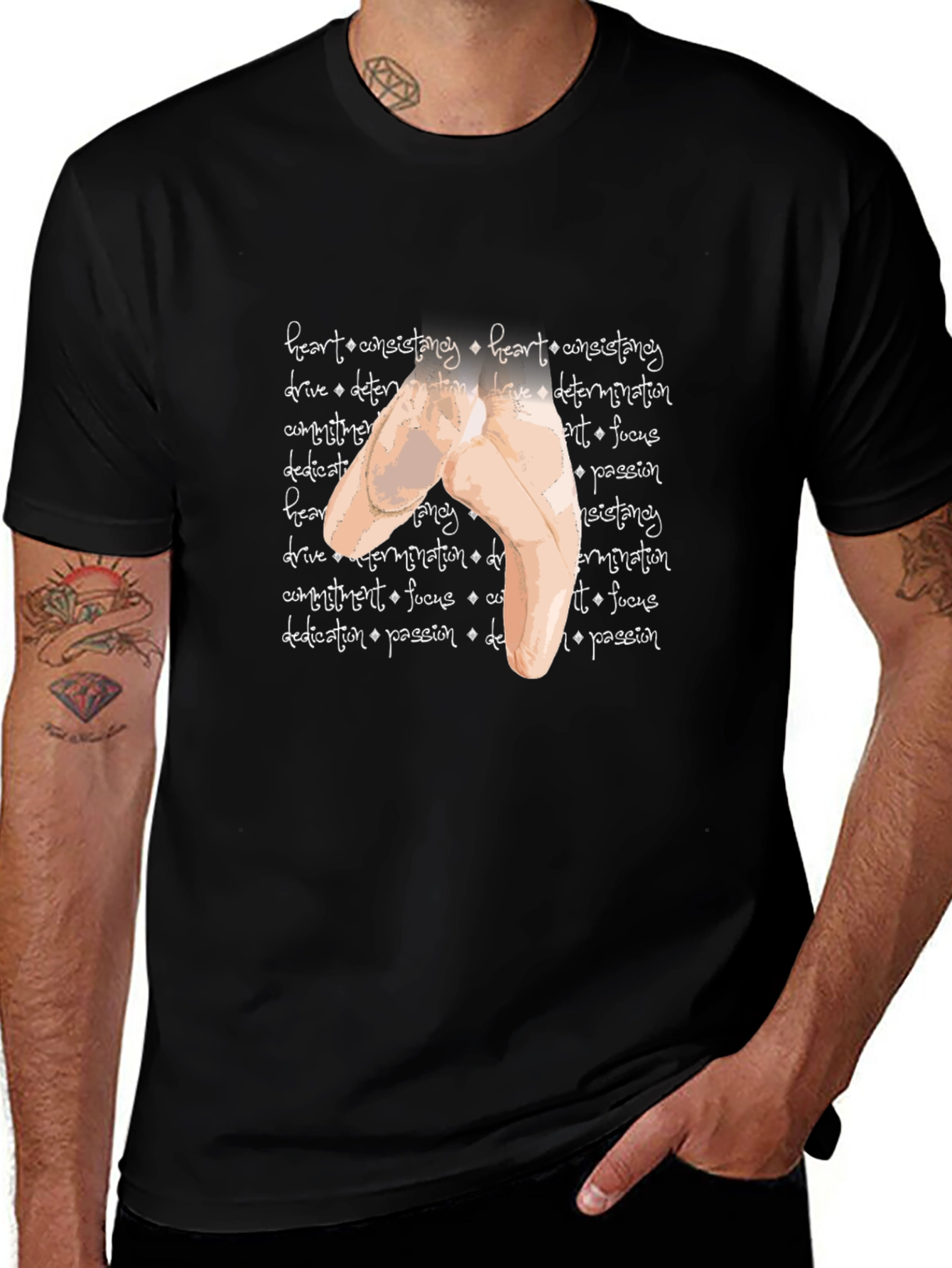 Ballet Pointe Shoe Graphic T-Shirt