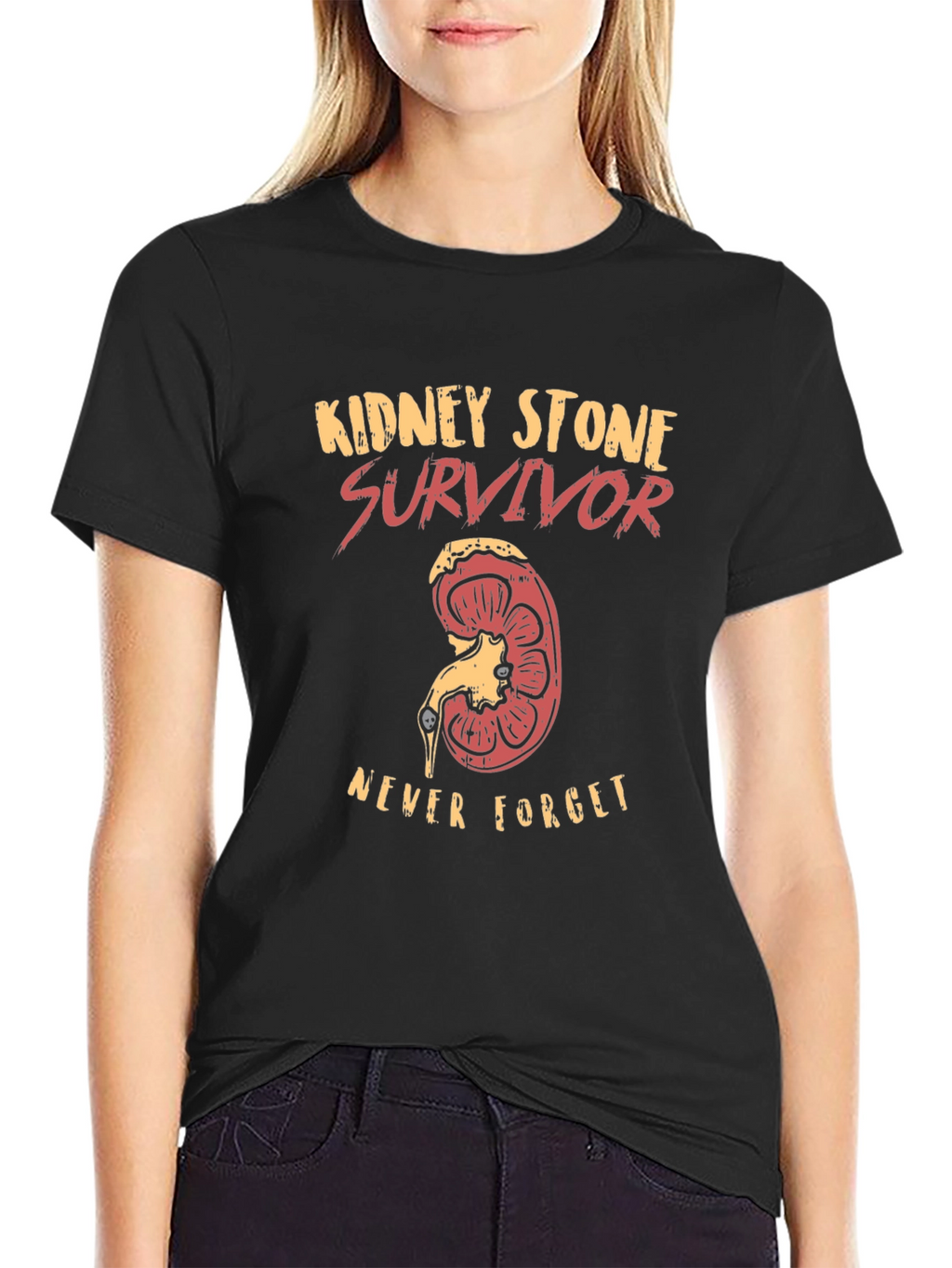 Kidney Stone Survivor T-Shirt - Never Forget!
