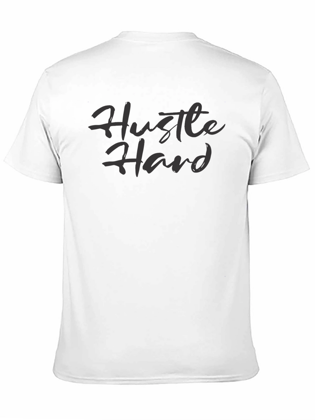 Hustle Hard Graphic Tee - Stylish Crew Neck T-Shirt