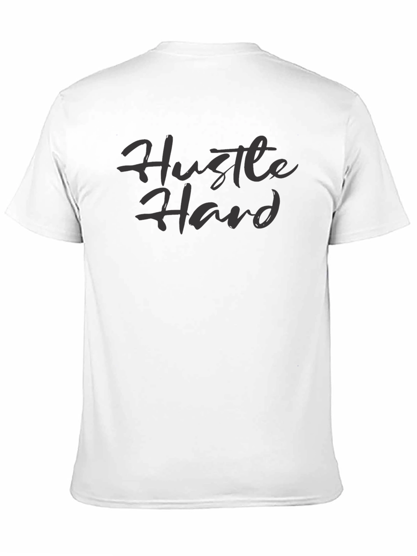 Hustle Hard Graphic Tee - Stylish Crew Neck T-Shirt