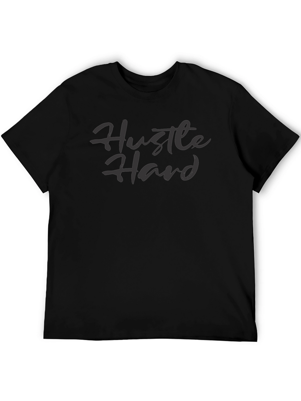 Hustle Hard Graphic Tee - Stylish Crew Neck T-Shirt