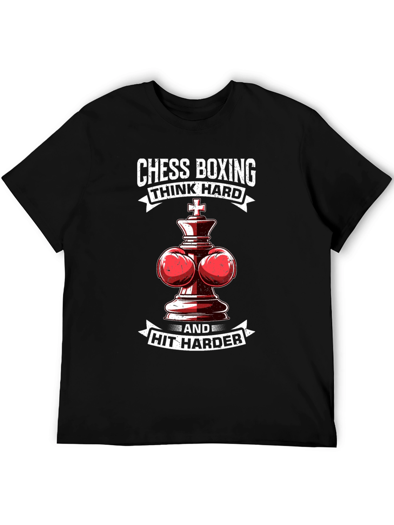 Chess Boxing T-Shirt: Think Hard Hit Harder