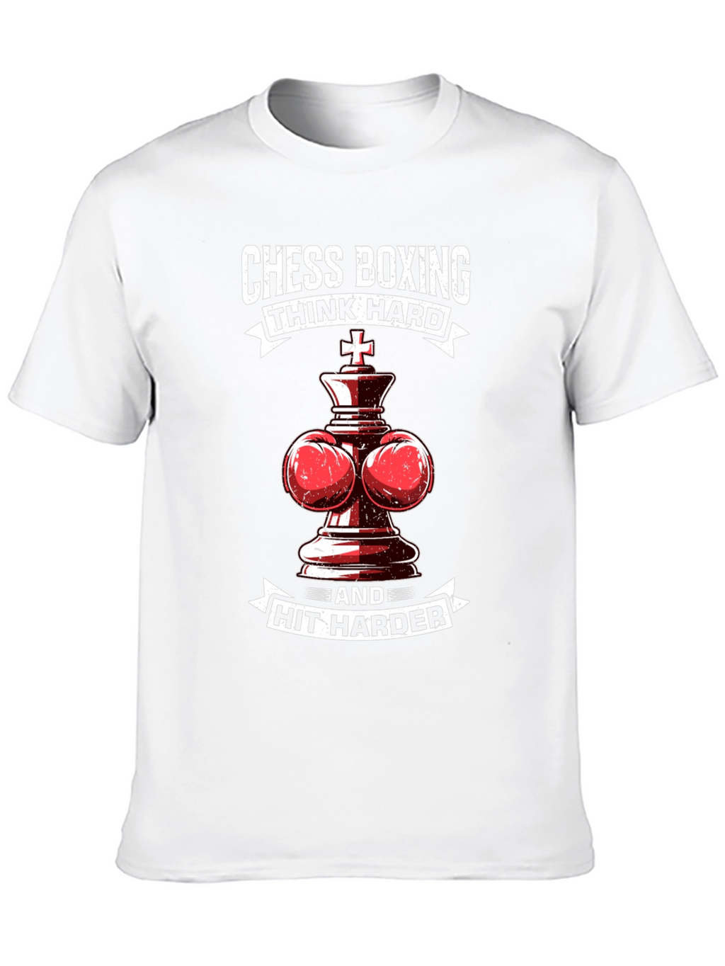 Chess Boxing T-Shirt: Think Hard Hit Harder