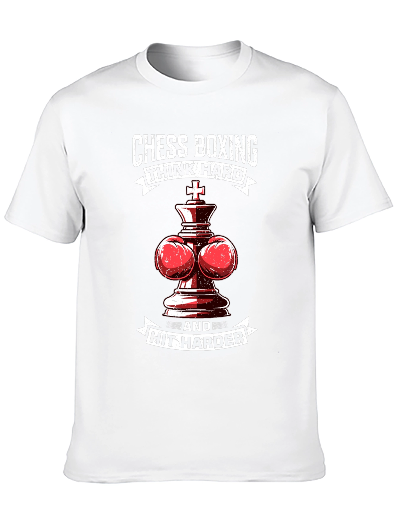 Chess Boxing T-Shirt: Think Hard Hit Harder