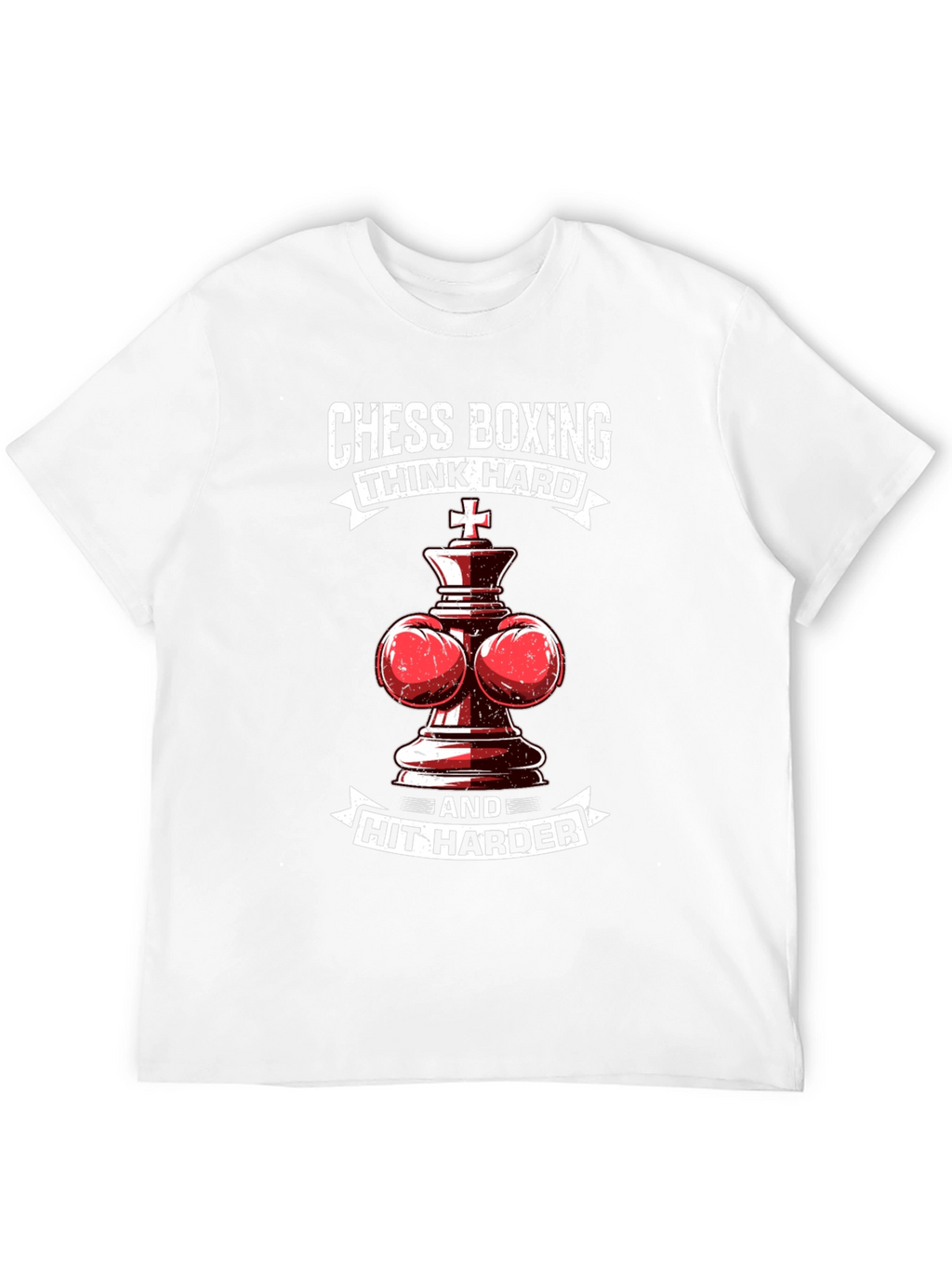 Chess Boxing T-Shirt: Think Hard Hit Harder