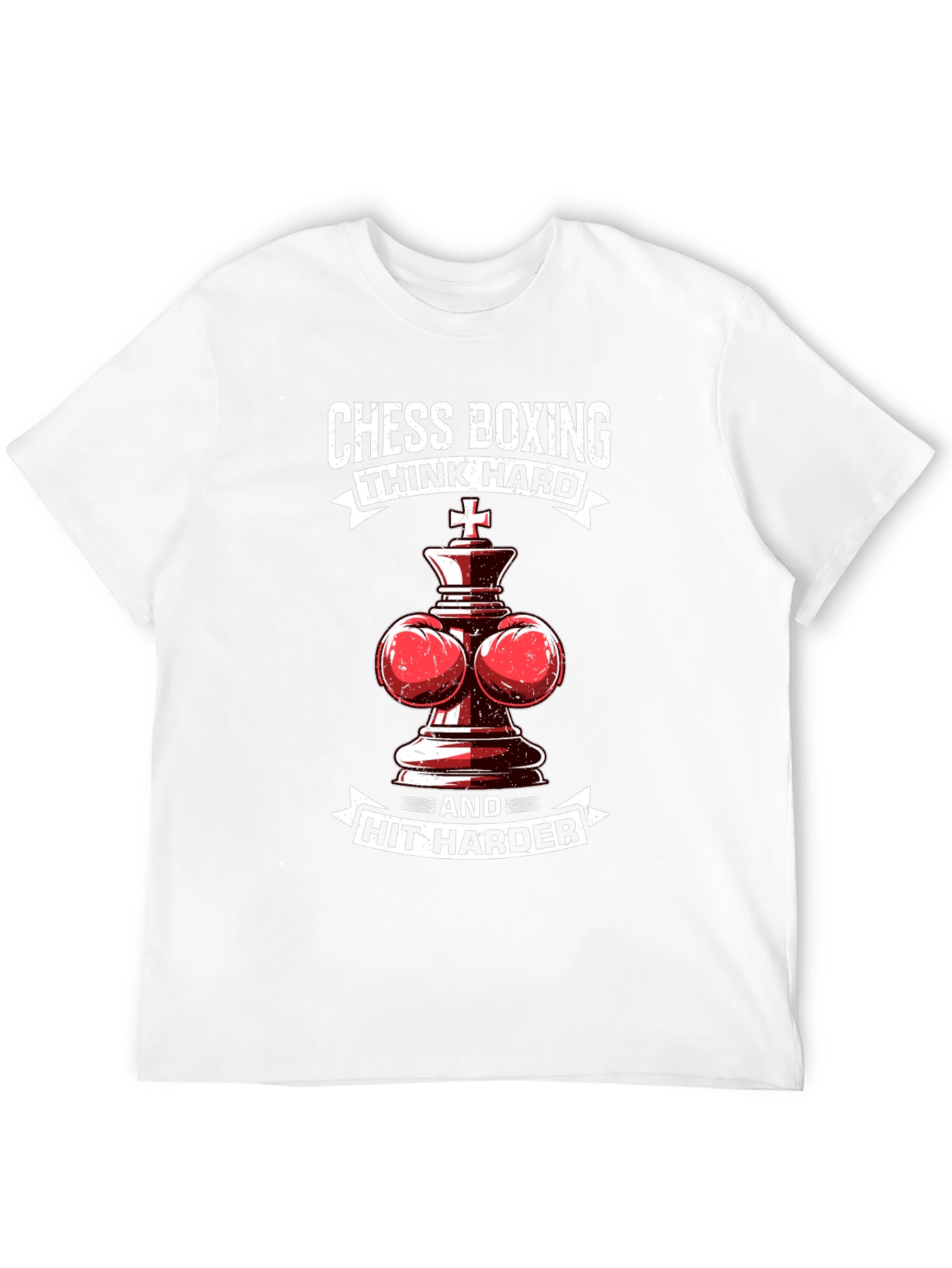 Chess Boxing T-Shirt: Think Hard Hit Harder