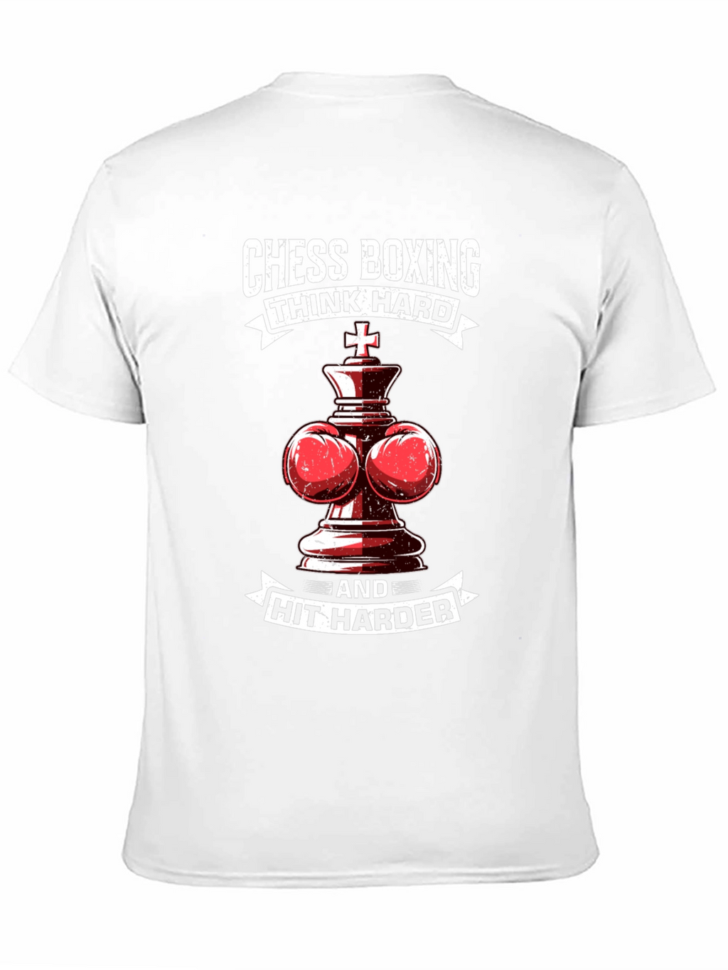 Chess Boxing T-Shirt: Think Hard Hit Harder