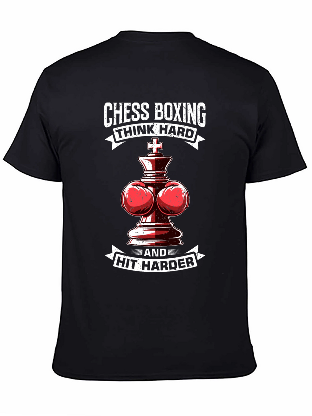 Chess Boxing T-Shirt: Think Hard Hit Harder
