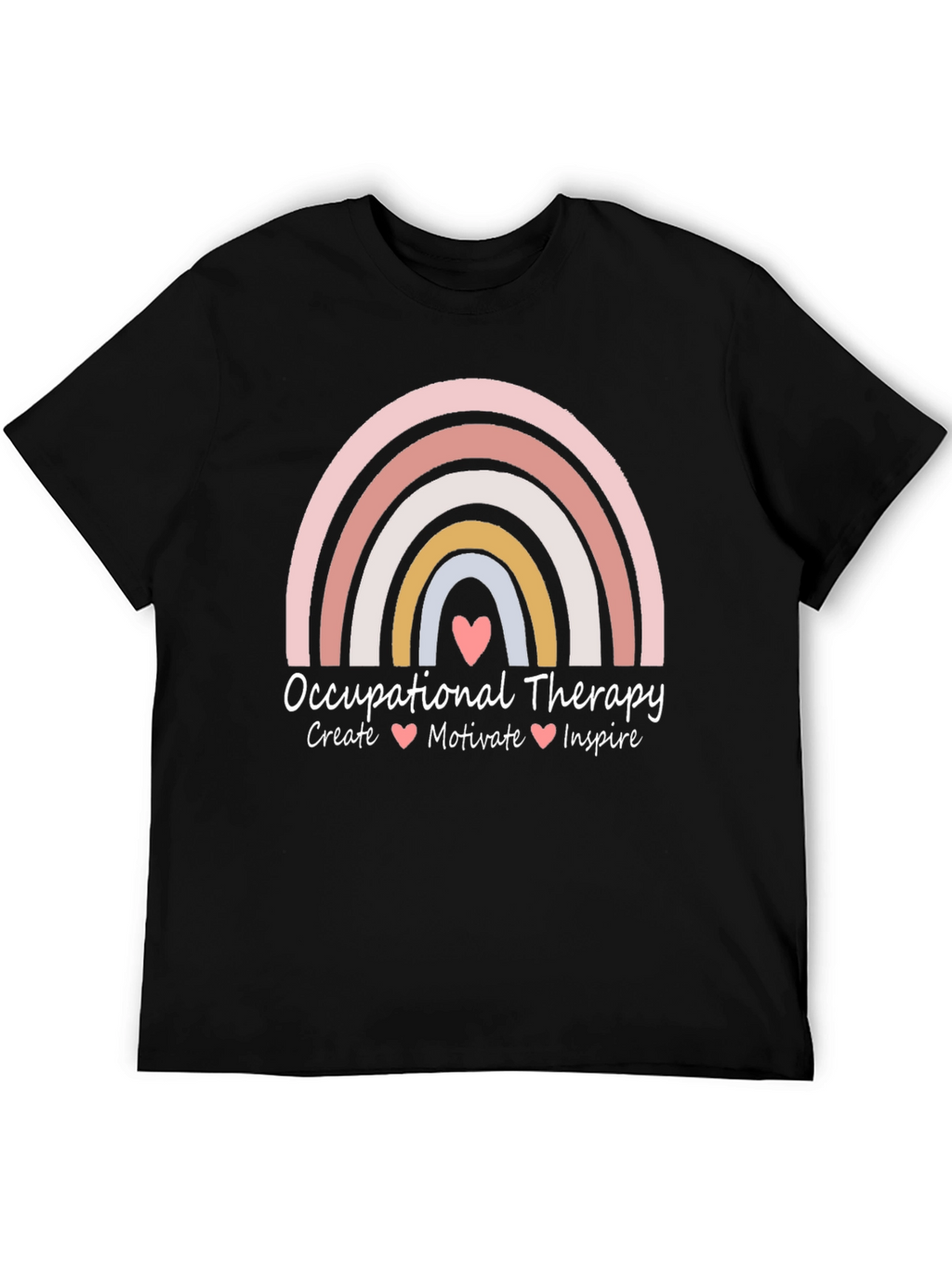 Occupational Therapy Rainbow Graphic Tee