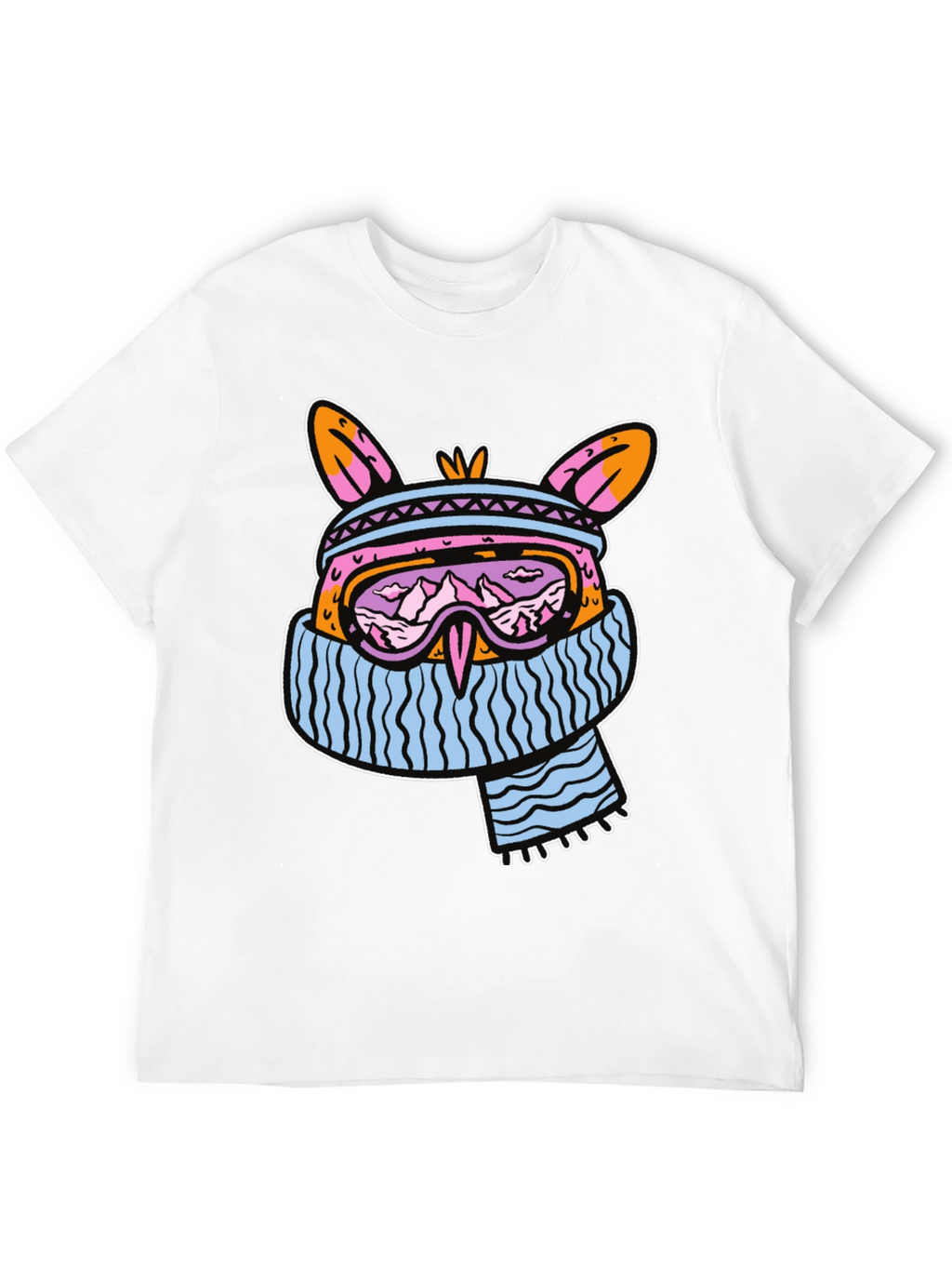 Ski Bunny Graphic Tee - Black Casual Shirt
