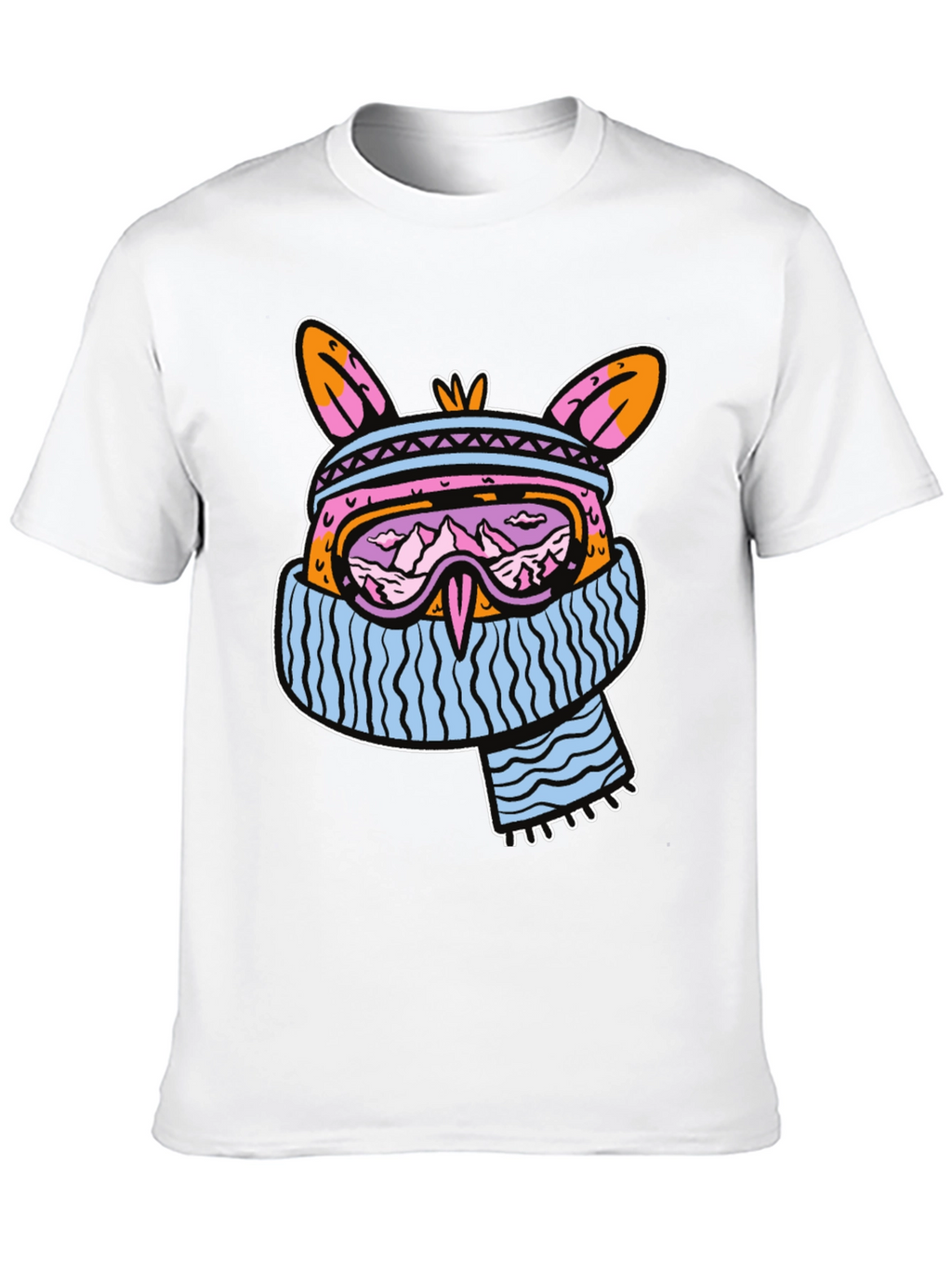 Ski Bunny Graphic Tee - Black Casual Shirt